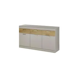 Sideboard , grau , Maße (cm): B: 150 H: 42