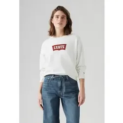 Levi's für Damen. 000RM-0000 Grafik Iconic Heritage Sweatshirt weiß (M), Lässig, Baumwolle