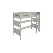 Paidi Hochbett Tiago 136,3 x 210,4 cm Buche massiv grau