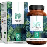 NATURTREU® Algenkraft - Omega 3 Vegan Aus Algenöl – 1000Mg Omega 3 Algenöl