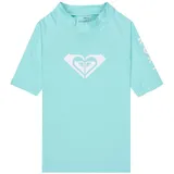 Roxy Whole Hearted - Kurzarm-Rashguard - Mädchen, 2-7 - 3 - Blau. - 3 Jahre