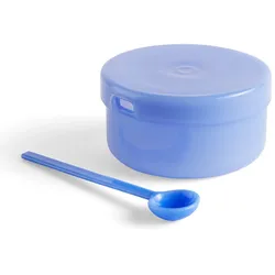 HAY - Borosilicate Schale mit Deckel, jade hellblau