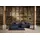 W.Schillig Eckcouch Leder 3-Sitzer Blau