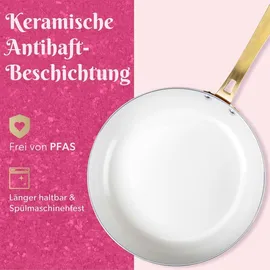 Paris Hilton Topf-Set 10-tlg. Bratpfanne + Kochtopf + Kasserolle