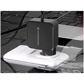 Conceptronic OZUL05BE 100W GaN USB PD Charger Built-in USB-C Netzteil