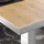 GGM Möbel Bistrotisch 80 x 80 x 75 cm Braun/Weiß