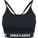 URBAN CLASSICS Sport-BH Schwarz XS
