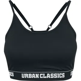URBAN CLASSICS Sport-BH Schwarz XS