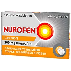 NUROFEN 200 mg Schmelztabletten Lemon bei Schmerzen & Fieber