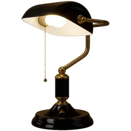 GLOBO Bankerlampe Gold
