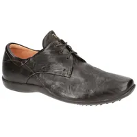 THINK! STONE chromfrei gegerbte nachhaltige Halbschuhe, espresso Capra Rustico für Herren braun, 43 EU