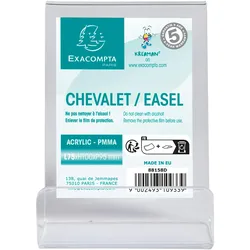 Exacompta 88158D 10x Tischaufsteller M Office glasklar - Kristall
