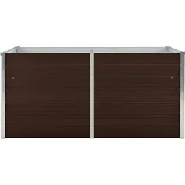 vidaXL Hochbeet 160 x 80 x 77 cm Braun