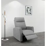 INOSIGN Relaxsessel »KAYLI mit Schaukel-, Dreh und Liegefunktion, Webstoff, Federkern«, Lesesessel, TV-Sessel mit Reclinerfunktion, 360° drehbar, grau