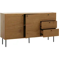 Mendler Kommode HWC-N78, Sideboard, 3 Schubladen 2 Türen, skandinavischer