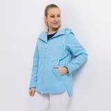 CENTIGRADE ACTIVE Funktionsjacke bedruckte Kapuze 2-Wege-Reißverschluss wasserdicht