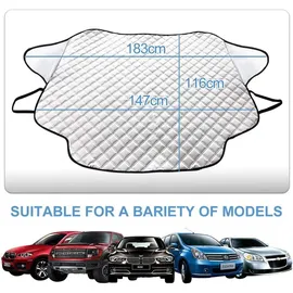 luxuskollektion Auto Windschutzscheibe Abdeckung Magnet Faltbar Winter