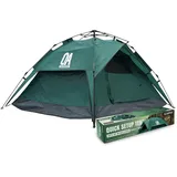 Sofortiges Pop-Up-Zelt – 2–3 Personen Easy Up Zelt – einfacher und schneller Aufbau – Sofort-Zelt für Camping – Beste 1 Person 30 Sekunden Campingzelt-Setup