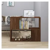 vidaXL Bücherregal 80 x 24 x 63 cm Braun