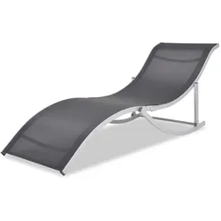 vidaXL Klappbare Sonnenliegen 2 Stk. Aluminium und Textilene