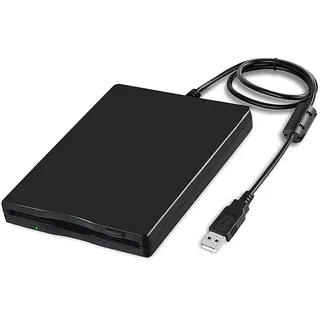 FDD USB Externes Diskettenlaufwerk, 1.44MB,extern,schwarz,Für 3.5 Zoll Disketten