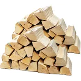 Flameup Brennholz Buche, Kaminholz mit Rinde, Buchenholz, Feuerholz für Ofen, Kamin, Kaminofen, Feuerschale, Grill, Holzscheite 25 cm, getrocknet, Menge:50 kg