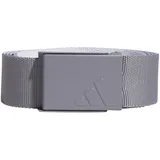 adidas Gürtel Reversible Webbing Grau/Weiß 105