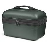 KINSTON 2er-Set Große Kosmetikkoffer – Harter Kosmetikkoffer - Kosmetik-Kulturbeutel, Hart mit Griff, Reise-Organizer - Große Kapazität, Grün (Vert anglais), großes Modell