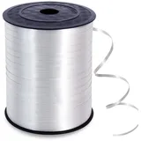 450 Meters Geschenkband Silber - Silber 5mm Geschenkbänder luftballon schnur - luftballon band Luftballons Hochzeit Geschenkverpackung für Weihnachtsdeko, Ballonverschlüsse, Geschenkverpackung
