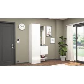 INOSIGN Kompakt Garderoben-Set 90 x 35 x 190 weiß