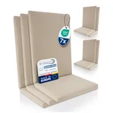 Beautissu 7er Set Premium Hochlehner Auflage 100% Wasserdicht UV-beständig
