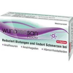 WUNDPROSAN Procto Suppositorien 10 St Suppositorien