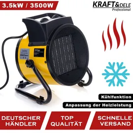 KRAFT&DELE Farelka Elektroheizung 3,5 kW Schwarz