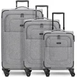 Redolz Essentials 12 Koffer-Set 3-tlg. grau