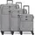 Redolz Essentials 12 Koffer-Set 3-tlg. grau