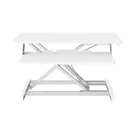 Svita BUSAN Schreibtischaufsatz Höhenverstellbar Monitorerhöhung Steh-Arbeitsplatz Schreibtischerhöhung Weiß