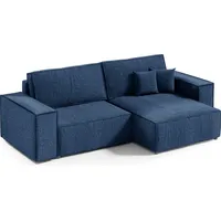 Intenso Ecksofa mit Schlaffunktion Poso Mini, Blau - Blau