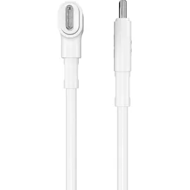 Hyper Hyper® HyperJuice USB-C und Lightning Hybrid-Silikonkabel (1,5m) - Weiß