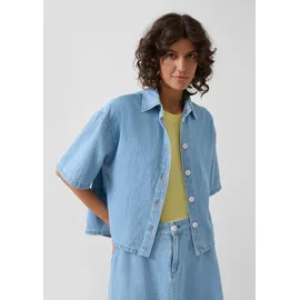 s.Oliver Boxy Denim-Bluse blau 46