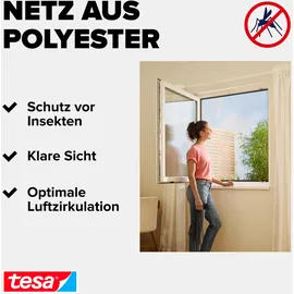 Tesa Insect Stop COMFORT 100 x 100 cm Anthrazit