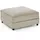 Atlantic Home Collection Hocker Valan Cord 85 x 41 x 85 cm Beige