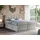 MKS Boxspringbett ALVIN KING 160/200 Hellgrau Struktur - H4