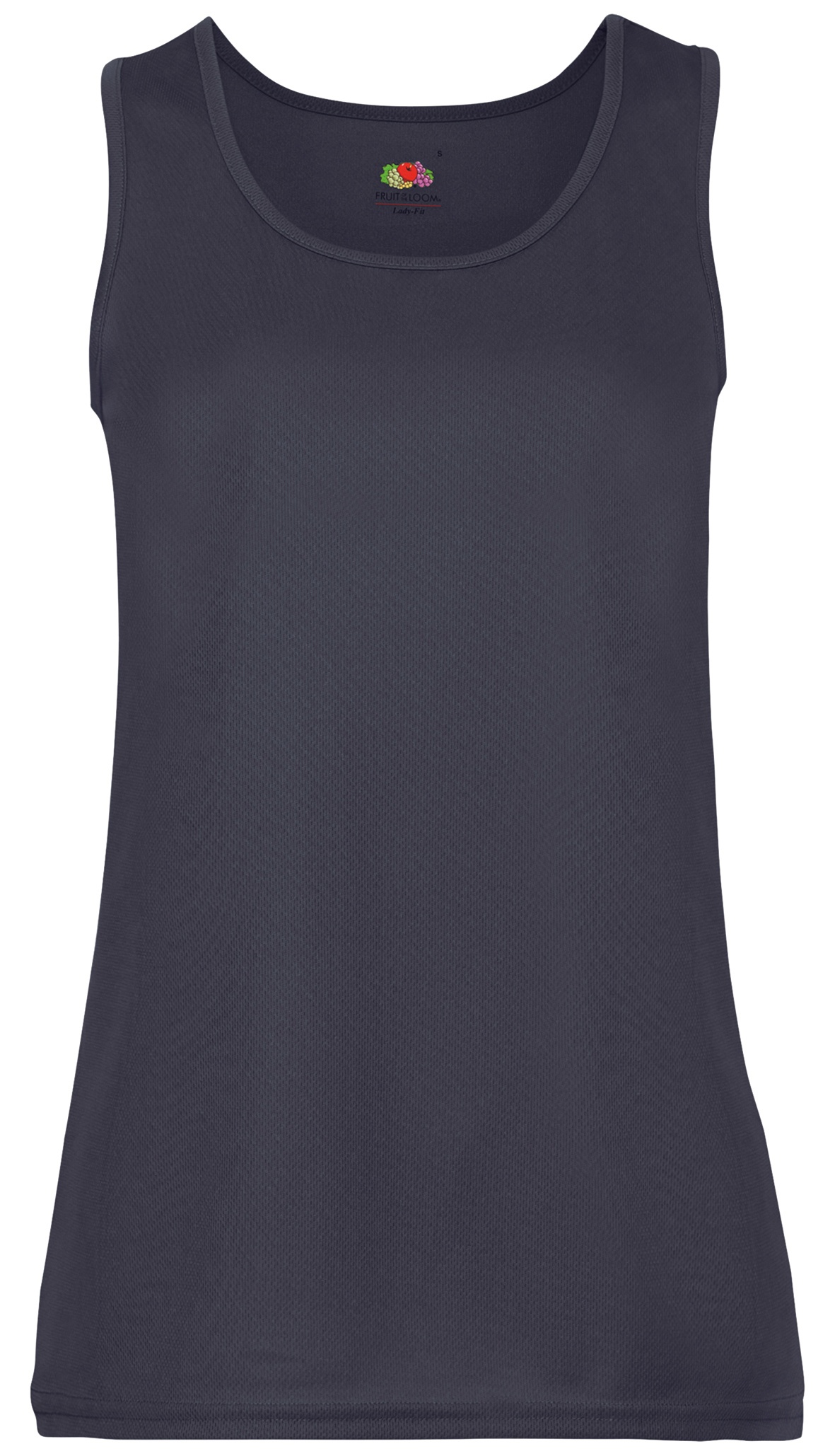 Fruit of the Loom Performance Vest Lady-Fit Damen Tank Top Sport Shirt Fitness NEU, deep navy, 2XL