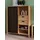 Forte Highboard 103,4 x 129,9 x 40,2 cm Mauvella Eiche / Schwarz