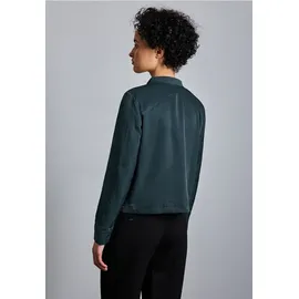 STREET ONE Satin-Blouson Damen Grün XS