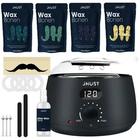 jhust Wachswärmer-Set 400 g Schwarz