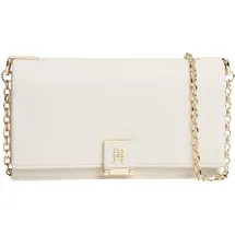 Tommy Hilfiger Her Chain Crossover Umhängetasche Leather Soft Cream