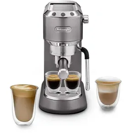 De'Longhi Dedica Arte EC885.GY grau mit Milchaufschäumer