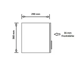 Küchen-Preisbombe Küchenzeile ARONA BASIC LOFT 280 cm Schwarz