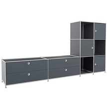 Viasit Sideboard System4, 83904 anthrazit 227,9 x 40,4 x 118,2 cm